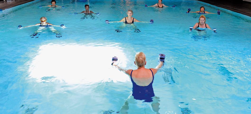 Groepshydrotherapie-gesneden