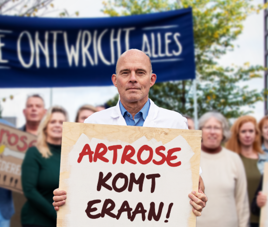 Campagnebeeld Artrose offensief ReumaNederland